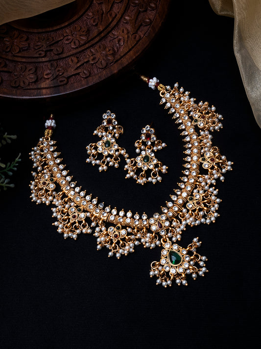 Royal Guttupusalu Designer Necklace Set